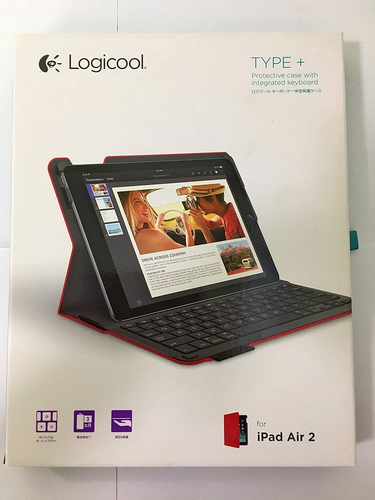 Amazon.co.jp: LOGICOOL キーボード⼀体型保護ケース for iPad